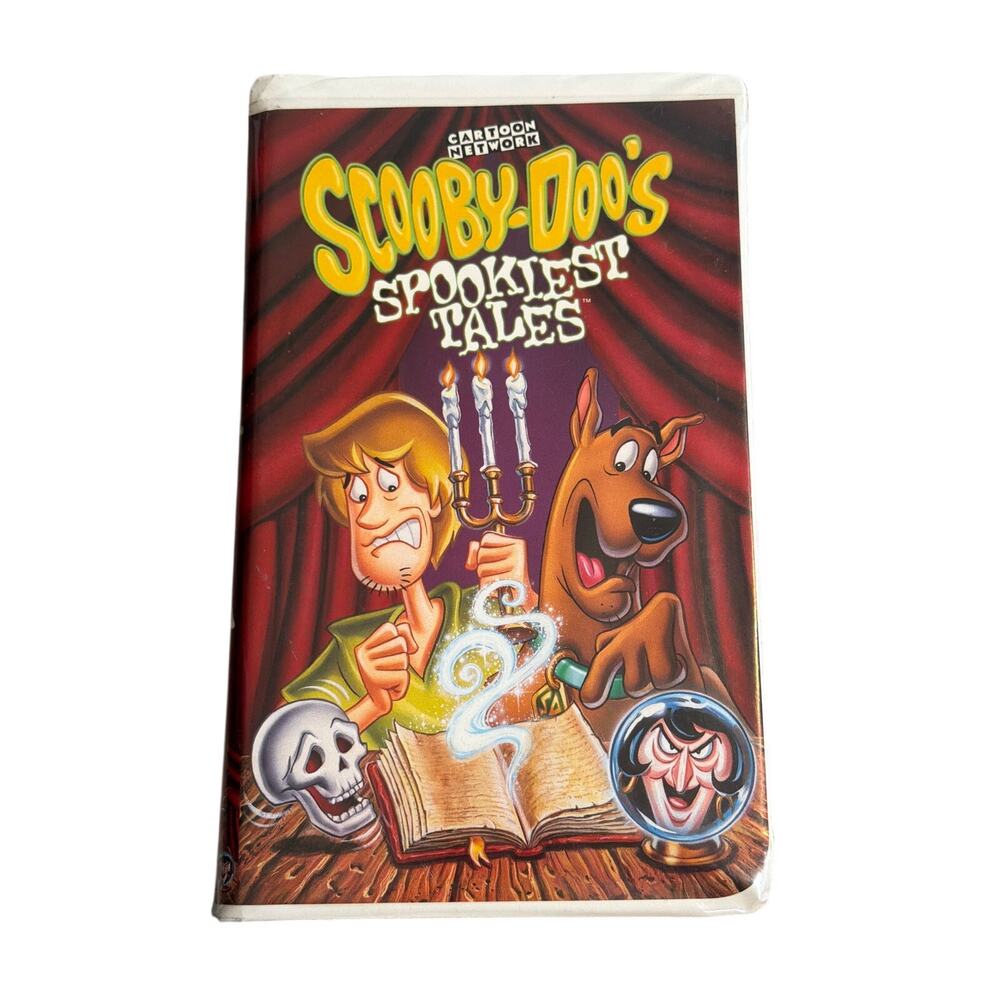 2001 Scooby-Doo's Spookiest Tales VHS Clamshell Cartoon Network WB